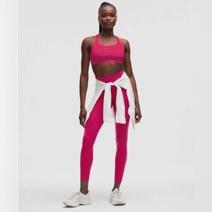 Lululemon Athletica, Wunder train 7/8, Rasberry Coulis, (size 6)